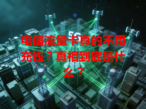 电信流量卡真的不用充钱？真相到底是什么？