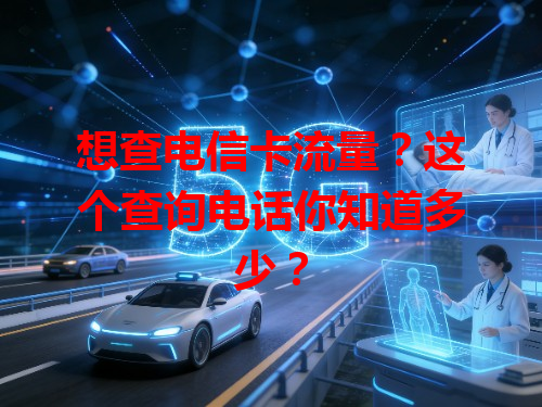 想查电信卡流量？这个查询电话你知道多少？