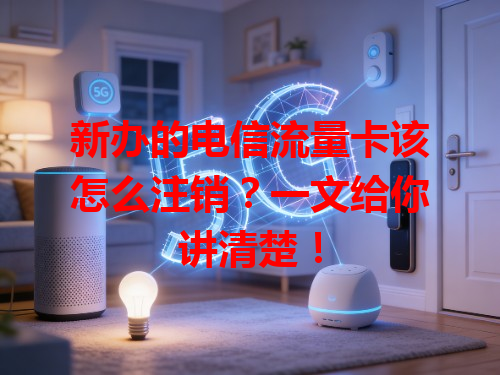 新办的电信流量卡该怎么注销？一文给你讲清楚！