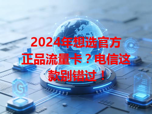 2024年想选官方正品流量卡？电信这款别错过！