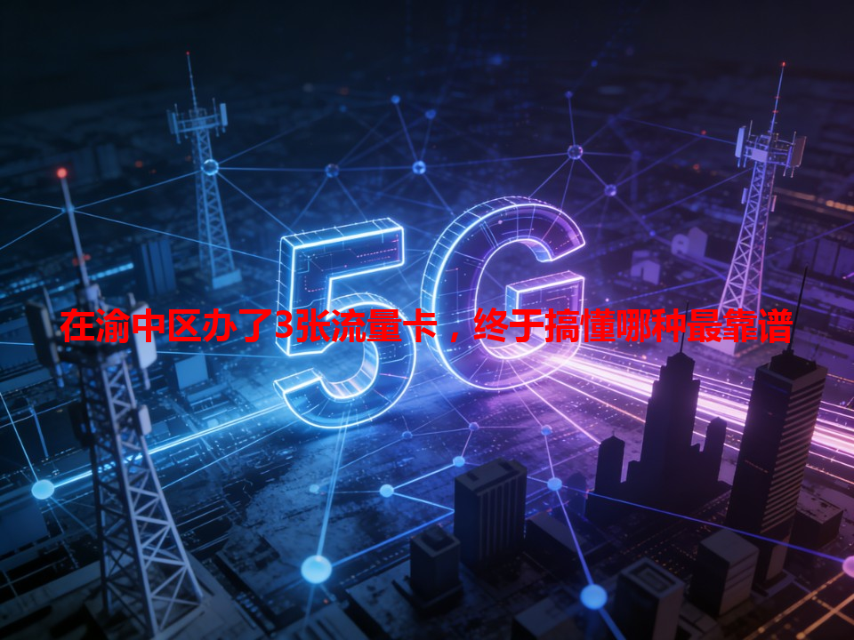 在渝中区办了3张流量卡，终于搞懂哪种最靠谱