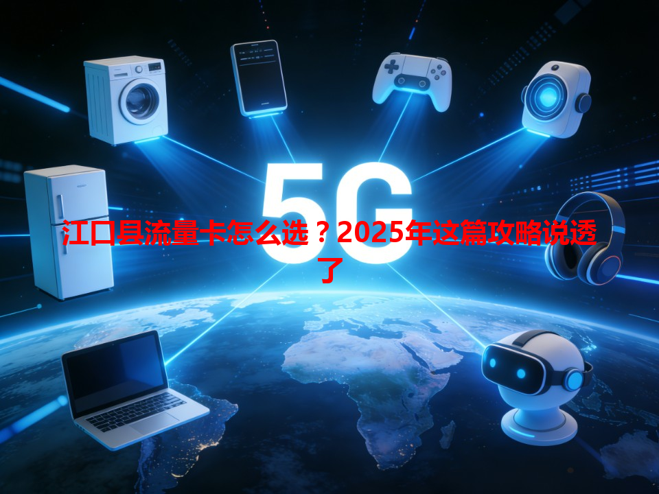 江口县流量卡怎么选？2025年这篇攻略说透了
