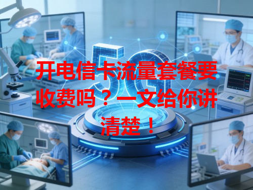 开电信卡流量套餐要收费吗？一文给你讲清楚！
