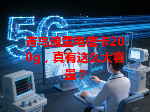 青岛流量电信卡200g，真有这么大容量？