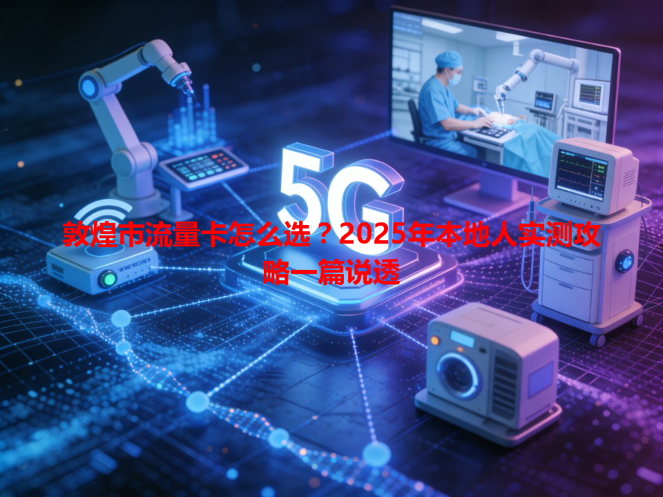敦煌市流量卡怎么选？2025年本地人实测攻略一篇说透