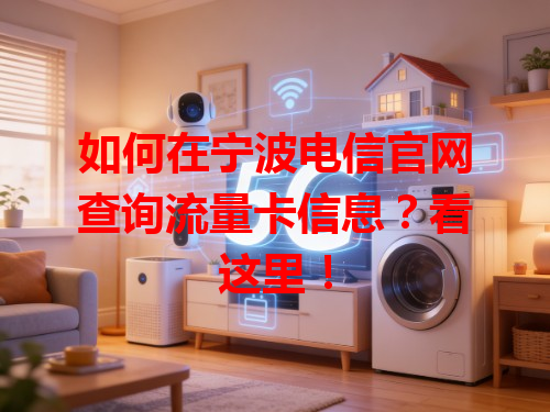 如何在宁波电信官网查询流量卡信息？看这里！