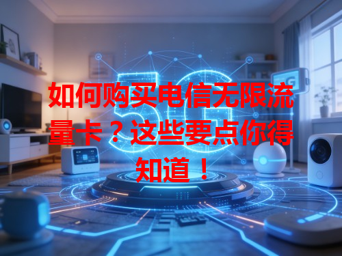 如何购买电信无限流量卡？这些要点你得知道！