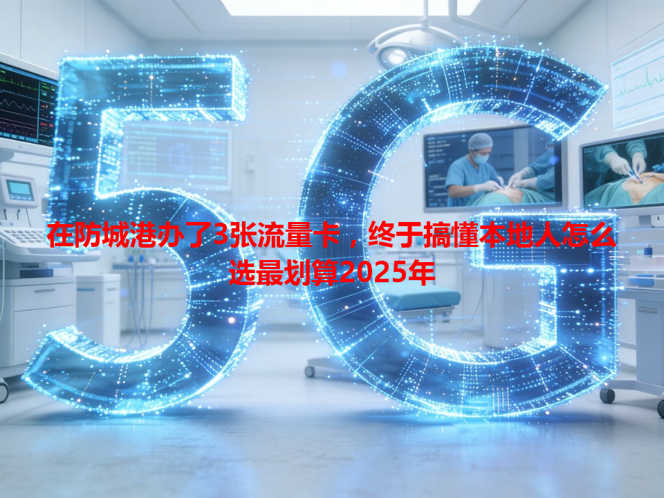 在防城港办了3张流量卡，终于搞懂本地人怎么选最划算2025年