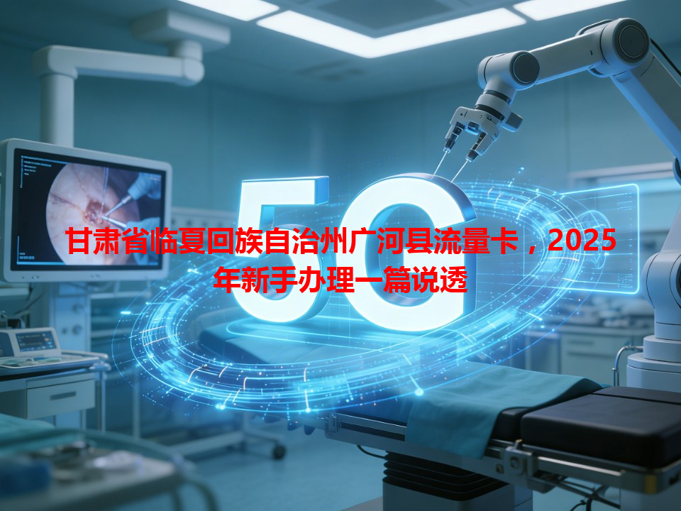 甘肃省临夏回族自治州广河县流量卡，2025年新手办理一篇说透