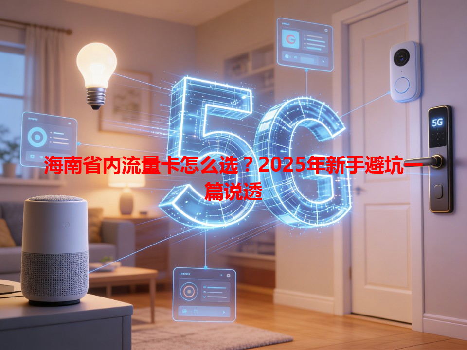 海南省内流量卡怎么选？2025年新手避坑一篇说透