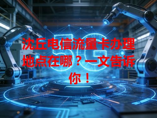 沈丘电信流量卡办理地点在哪？一文告诉你！