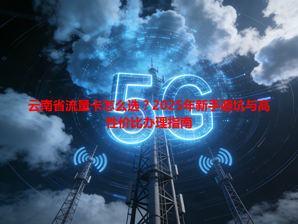 云南省流量卡怎么选？2025年新手避坑与高性价比办理指南
