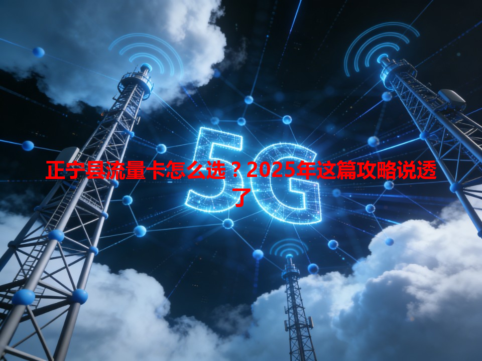 正宁县流量卡怎么选？2025年这篇攻略说透了