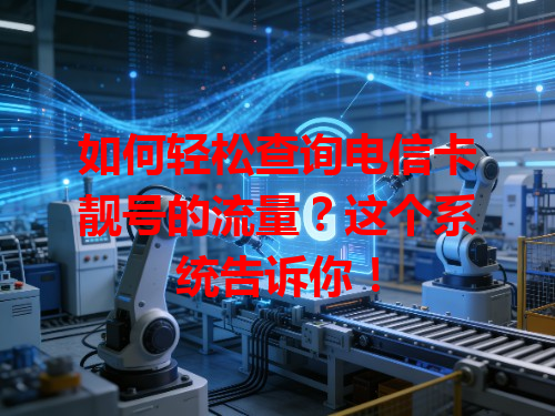 如何轻松查询电信卡靓号的流量？这个系统告诉你！