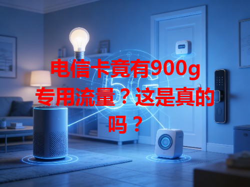 电信卡竟有900g专用流量？这是真的吗？