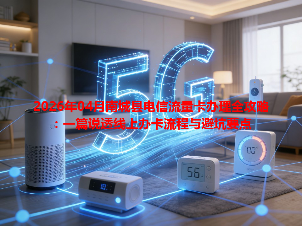 2026年04月南城县电信流量卡办理全攻略：一篇说透线上办卡流程与避坑要点