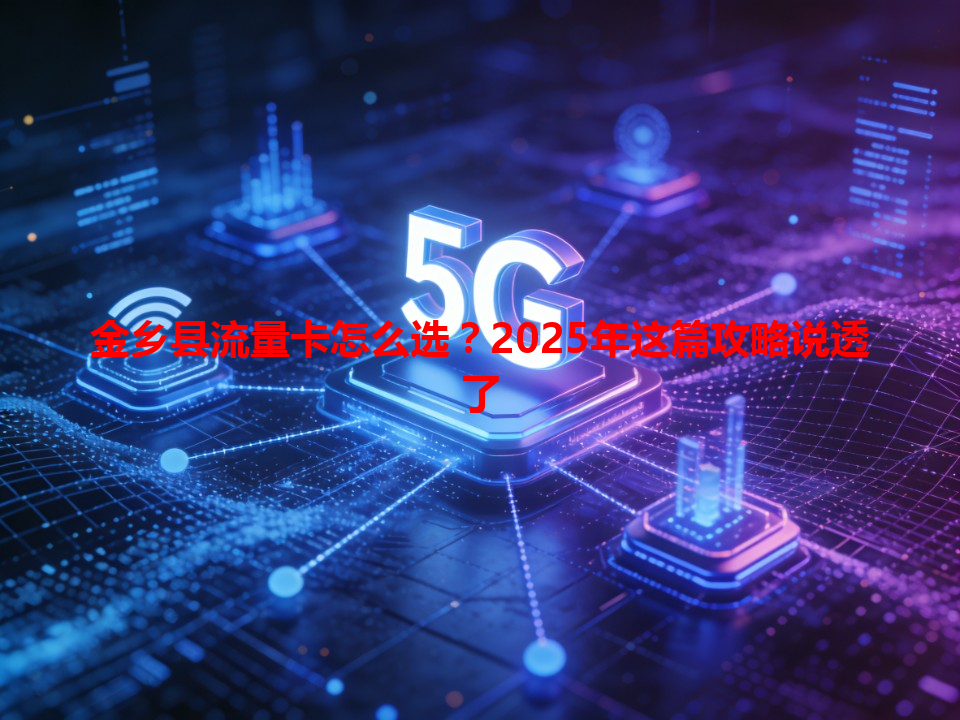 金乡县流量卡怎么选？2025年这篇攻略说透了