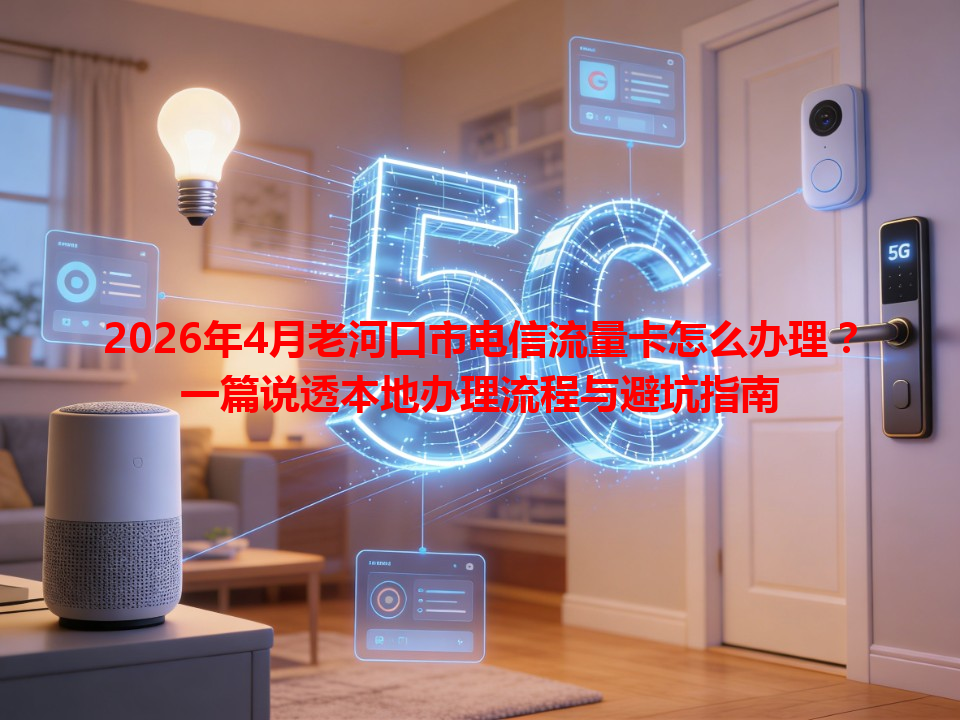 2026年4月老河口市电信流量卡怎么办理？一篇说透本地办理流程与避坑指南