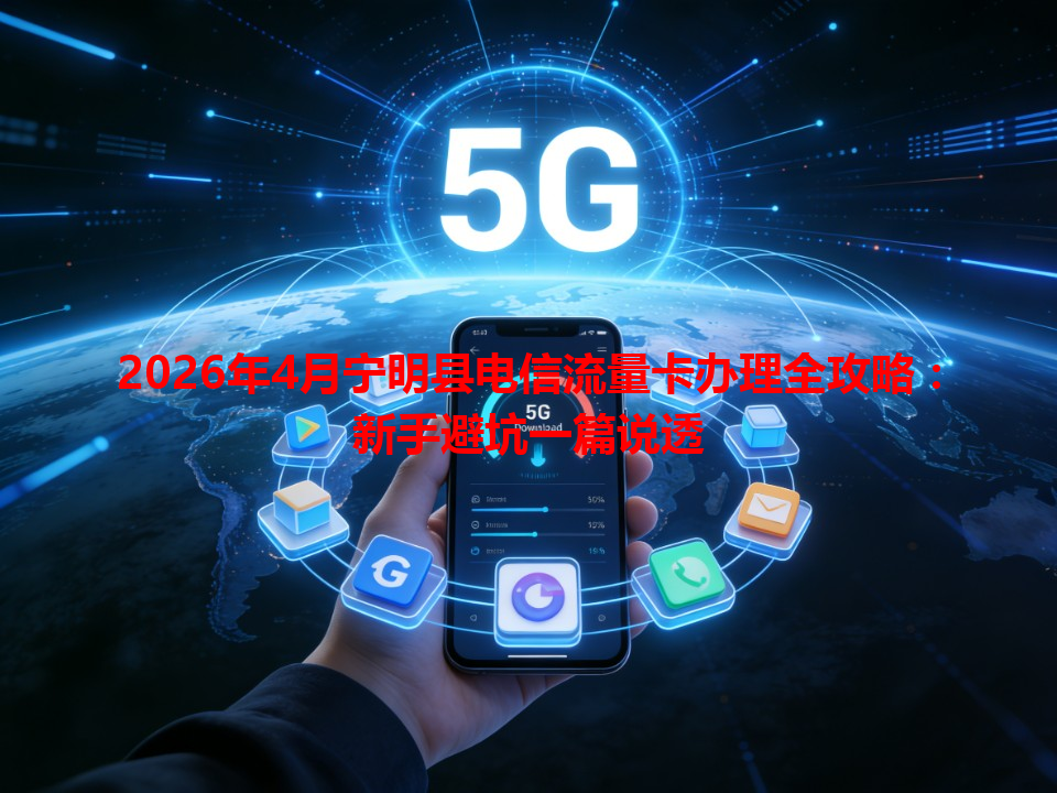 2026年4月宁明县电信流量卡办理全攻略：新手避坑一篇说透