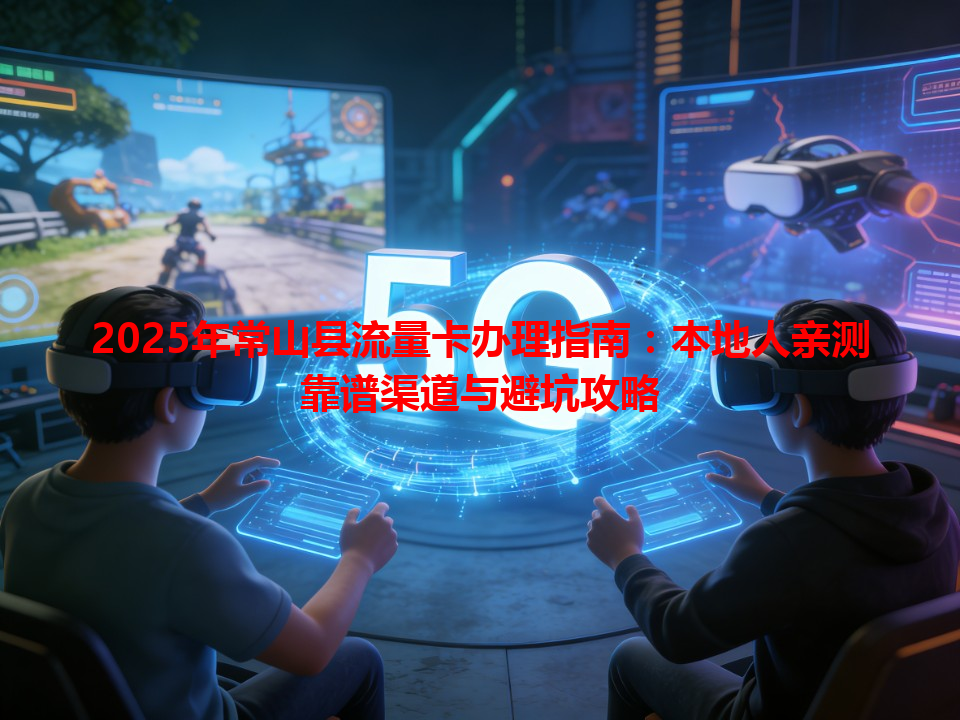 2025年常山县流量卡办理指南：本地人亲测靠谱渠道与避坑攻略