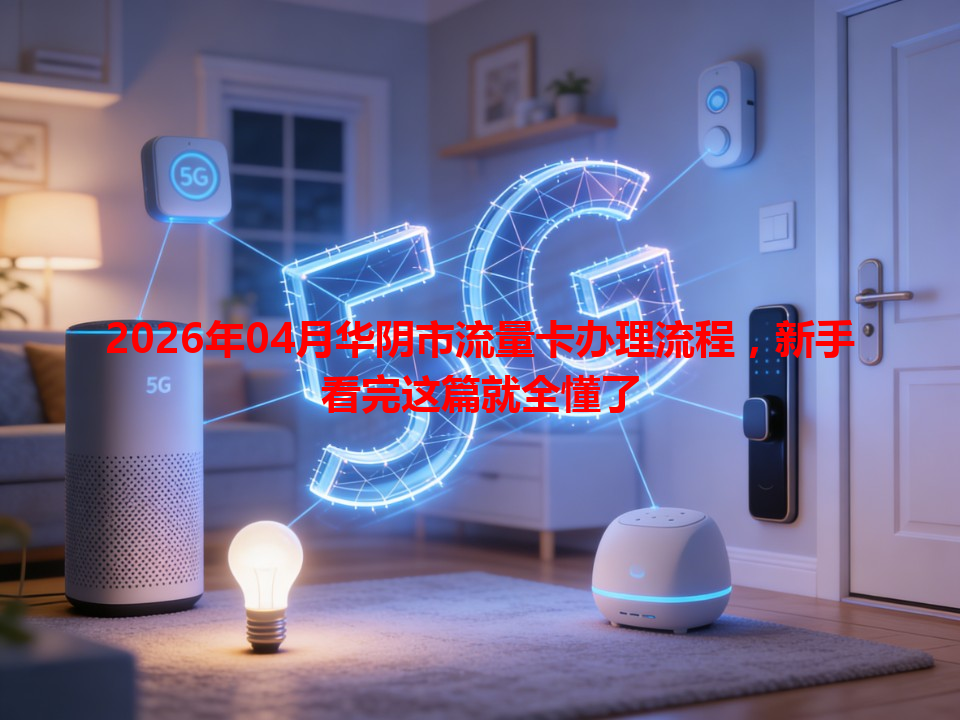 2026年04月华阴市流量卡办理流程，新手看完这篇就全懂了