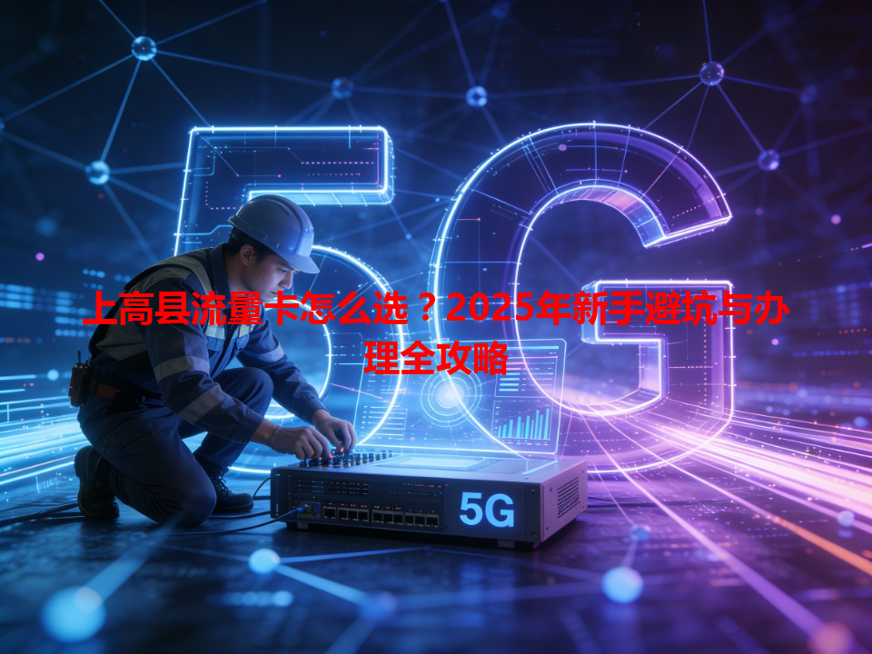 上高县流量卡怎么选？2025年新手避坑与办理全攻略