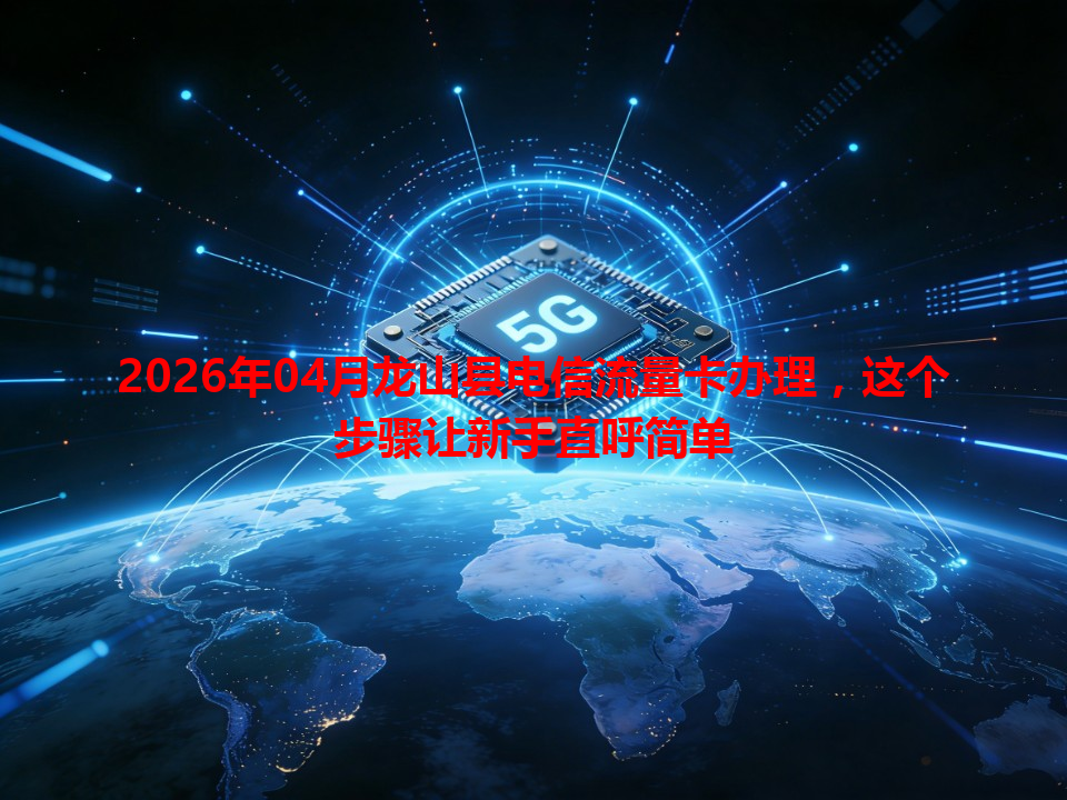 2026年04月龙山县电信流量卡办理，这个步骤让新手直呼简单