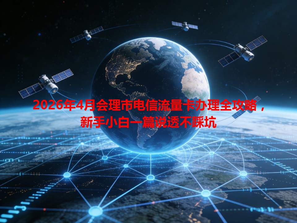 2026年4月会理市电信流量卡办理全攻略，新手小白一篇说透不踩坑