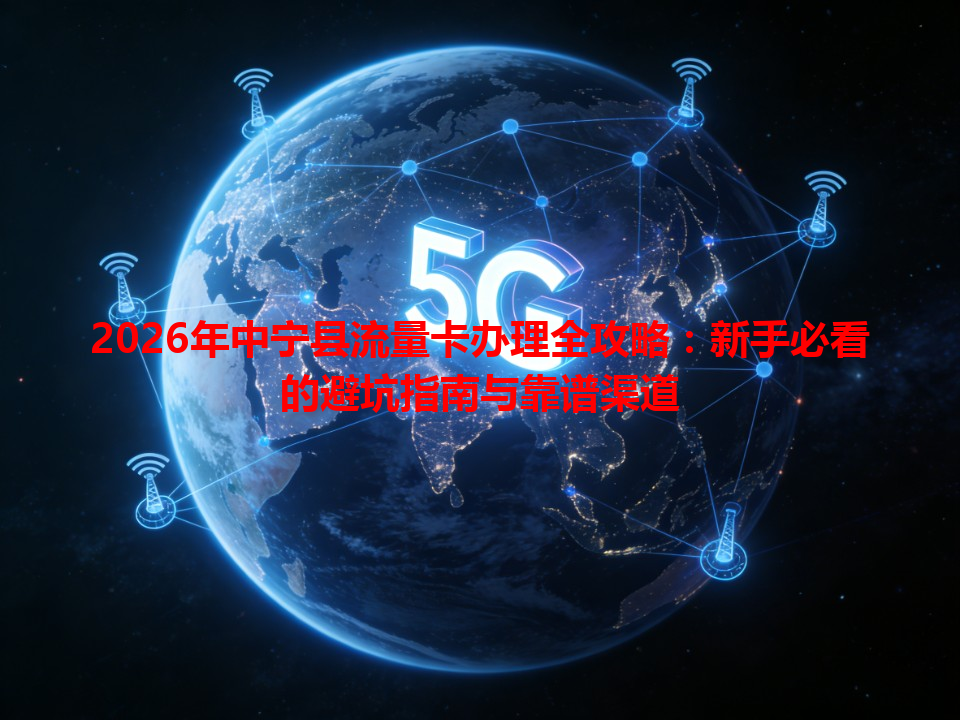 2026年中宁县流量卡办理全攻略：新手必看的避坑指南与靠谱渠道