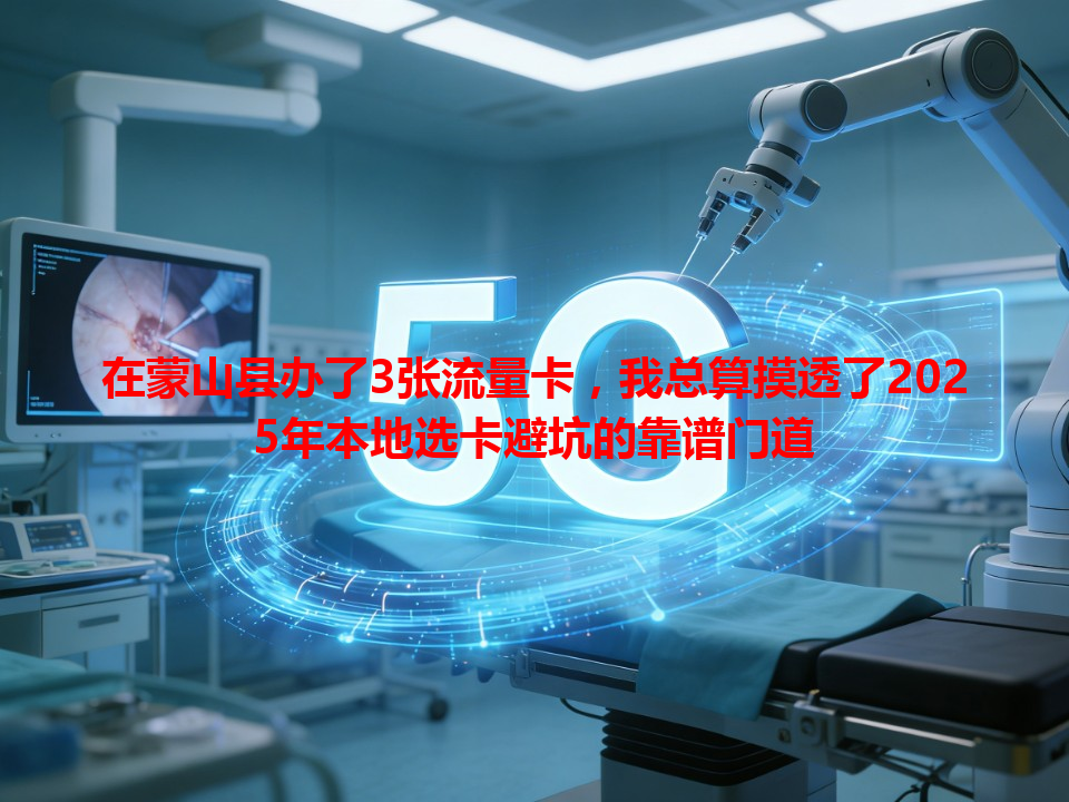 在蒙山县办了3张流量卡，我总算摸透了2025年本地选卡避坑的靠谱门道
