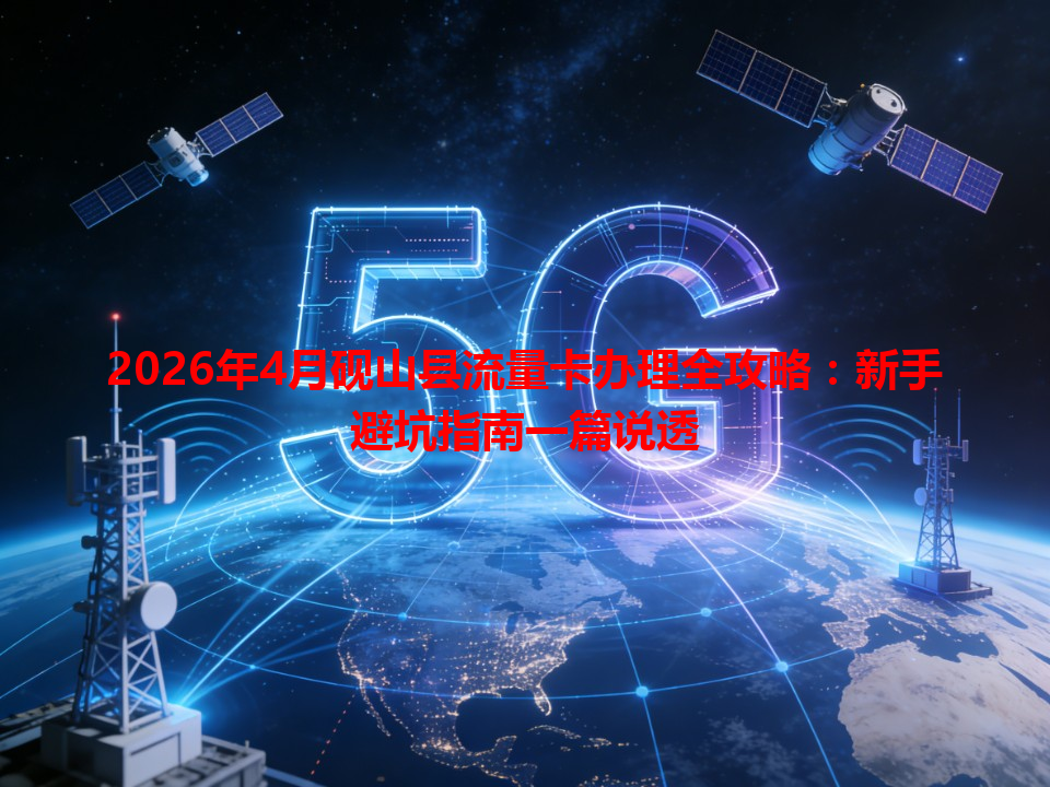 2026年4月砚山县流量卡办理全攻略：新手避坑指南一篇说透