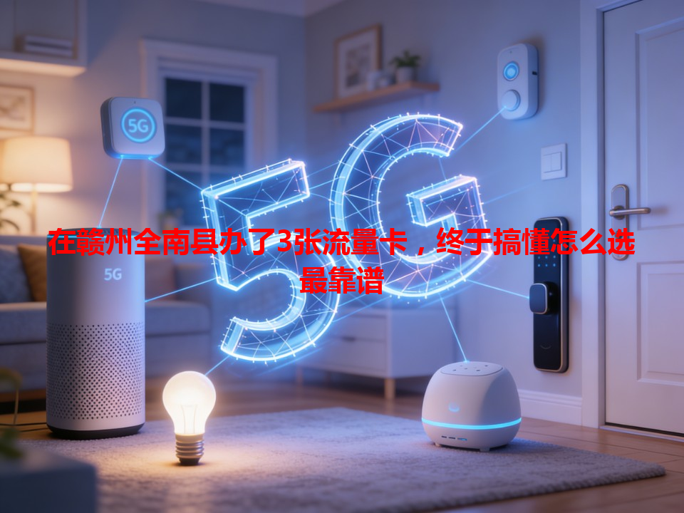在赣州全南县办了3张流量卡，终于搞懂怎么选最靠谱