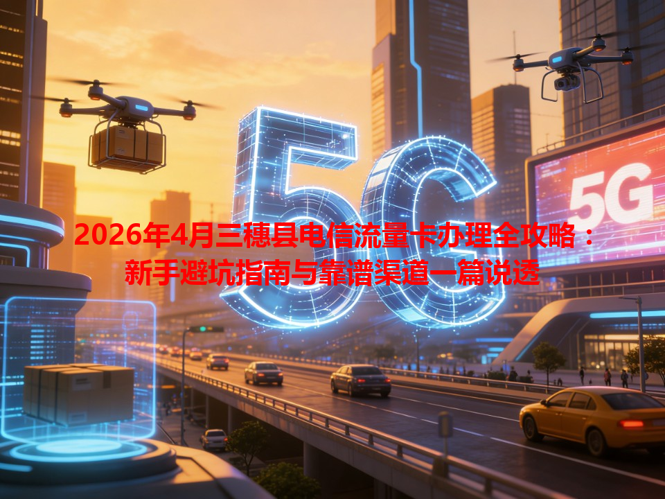 2026年4月三穗县电信流量卡办理全攻略：新手避坑指南与靠谱渠道一篇说透