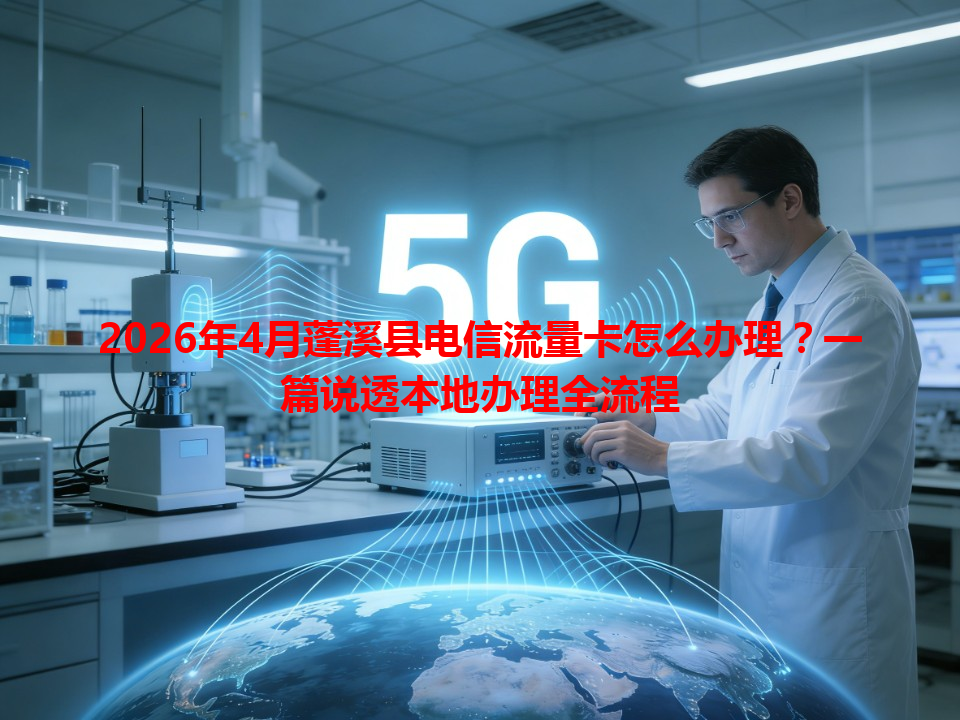 2026年4月蓬溪县电信流量卡怎么办理？一篇说透本地办理全流程