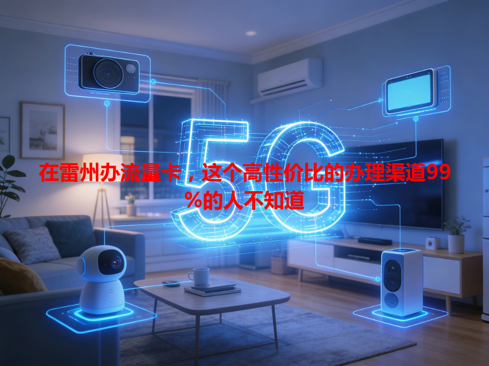在雷州办流量卡，这个高性价比的办理渠道99%的人不知道