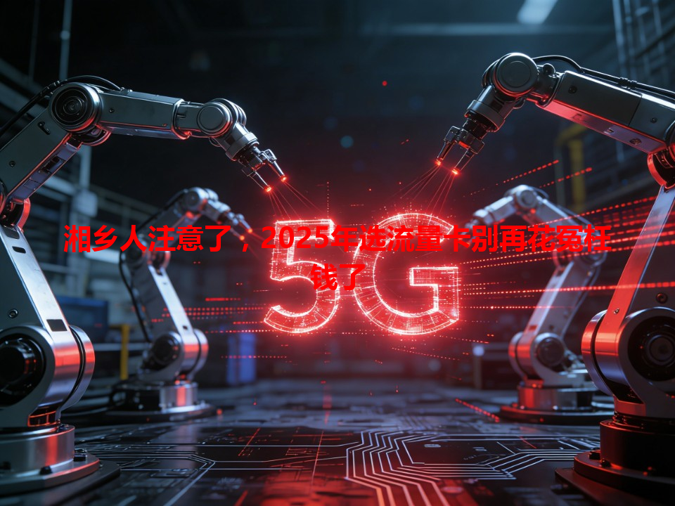 湘乡人注意了，2025年选流量卡别再花冤枉钱了