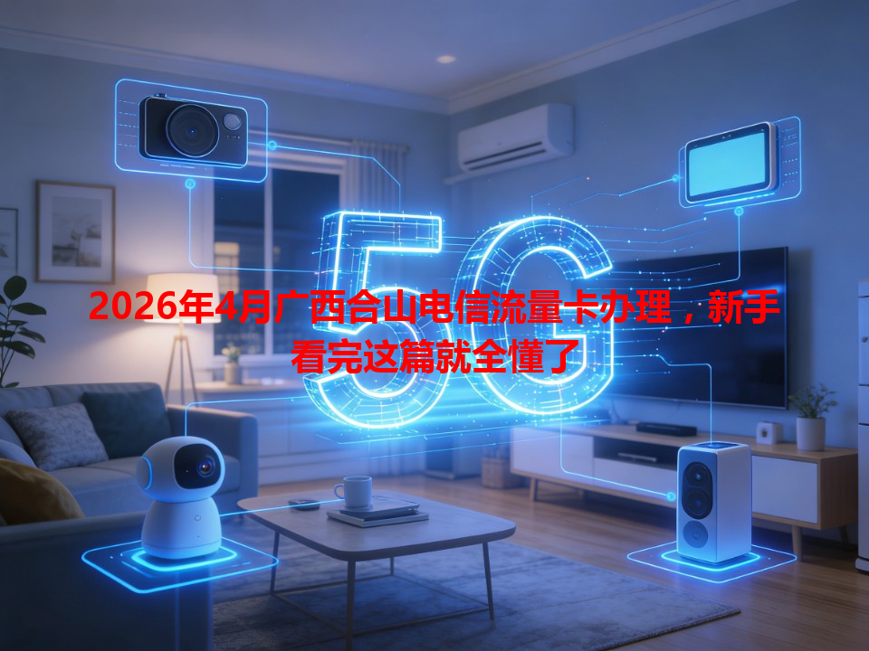 2026年4月广西合山电信流量卡办理，新手看完这篇就全懂了
