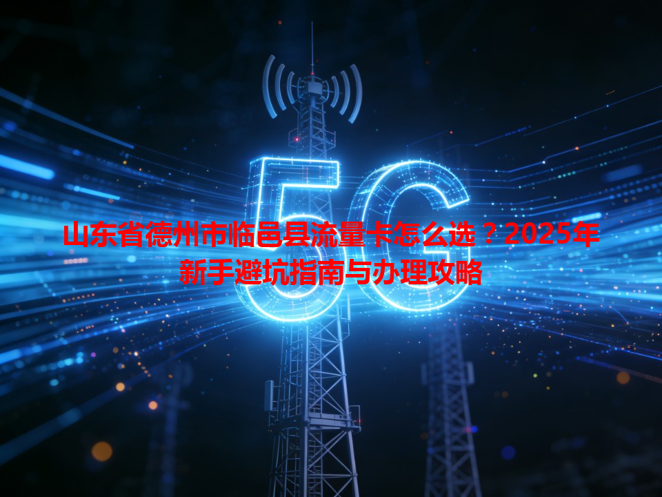 山东省德州市临邑县流量卡怎么选？2025年新手避坑指南与办理攻略