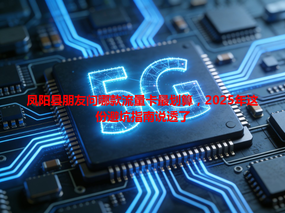 凤阳县朋友问哪款流量卡最划算，2025年这份避坑指南说透了