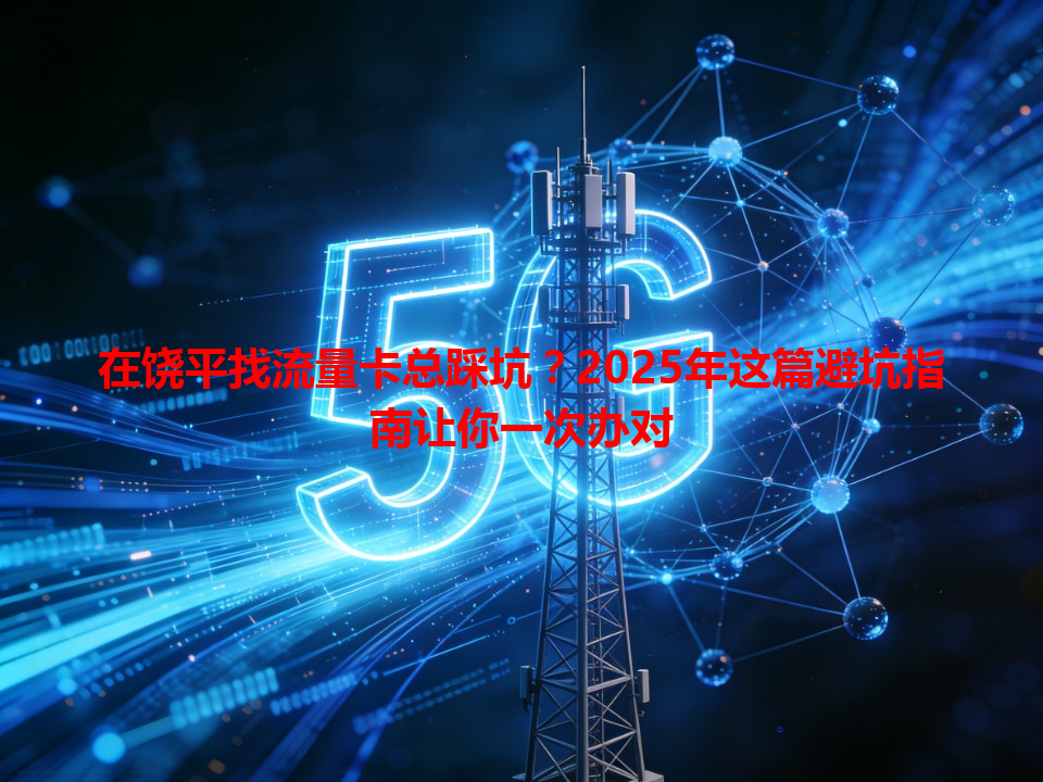 在饶平找流量卡总踩坑？2025年这篇避坑指南让你一次办对