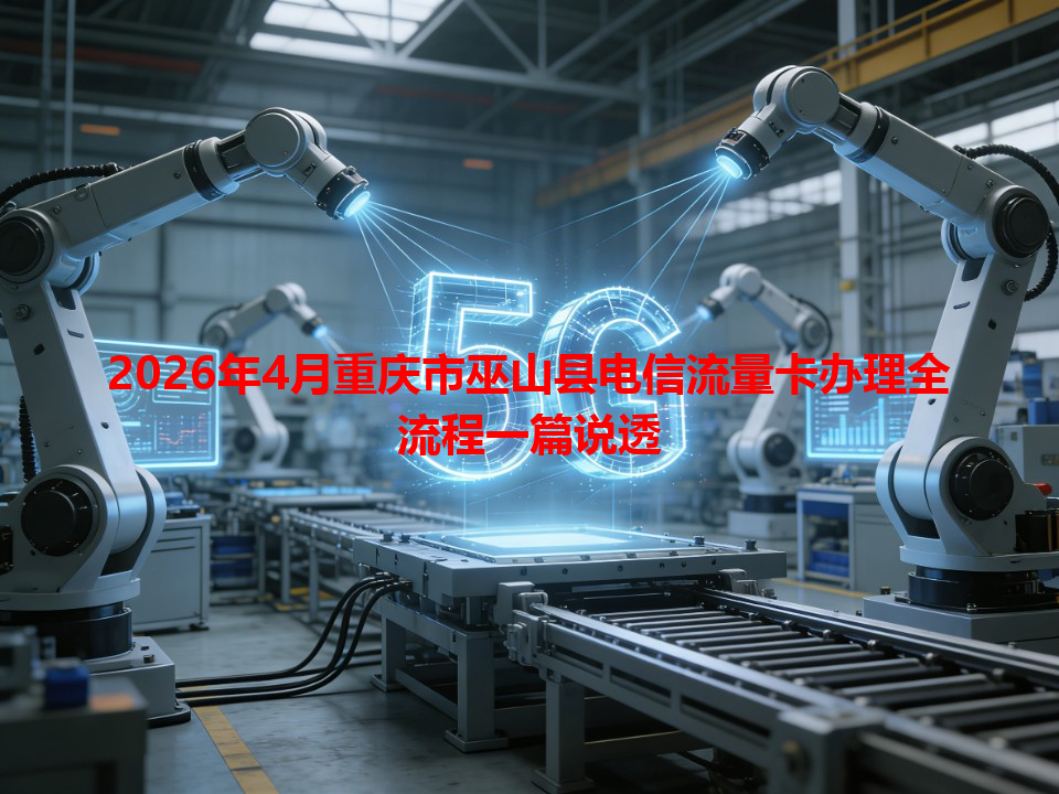 2026年4月重庆市巫山县电信流量卡办理全流程一篇说透