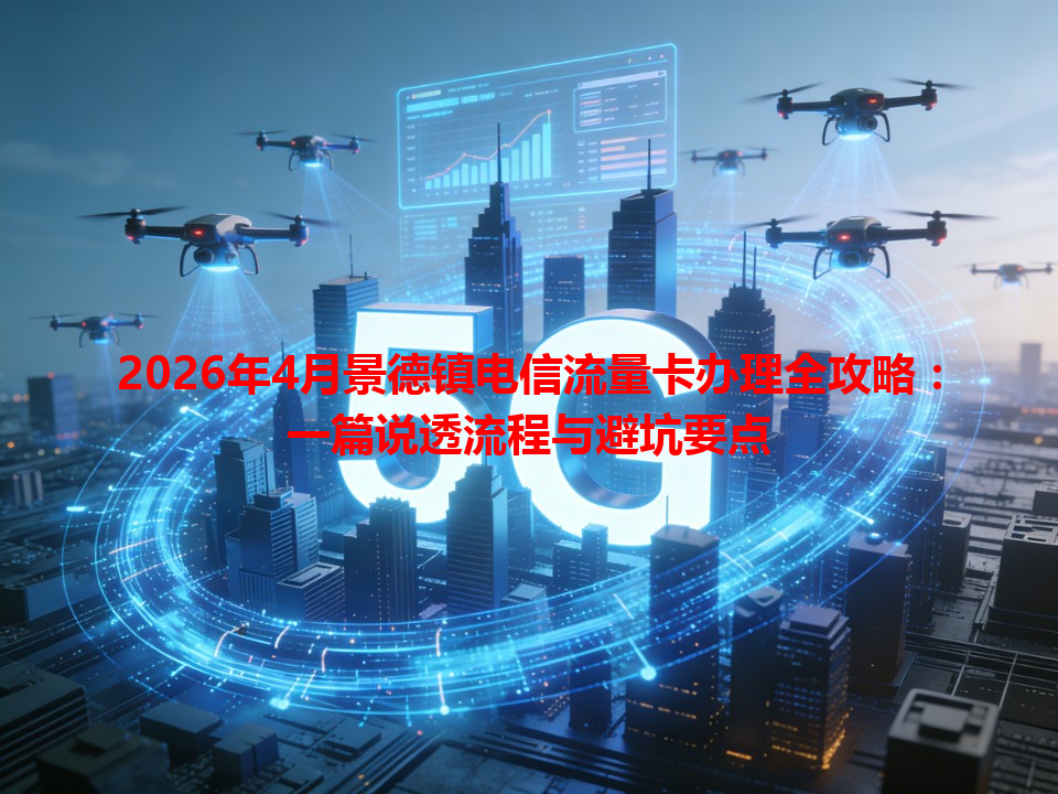 2026年4月景德镇电信流量卡办理全攻略：一篇说透流程与避坑要点