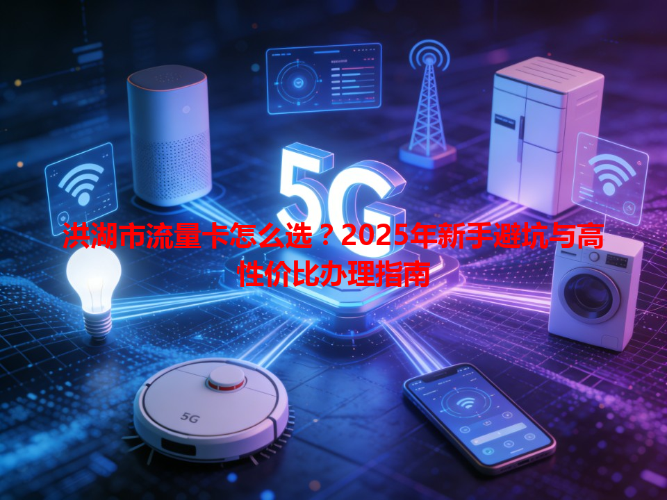 洪湖市流量卡怎么选？2025年新手避坑与高性价比办理指南