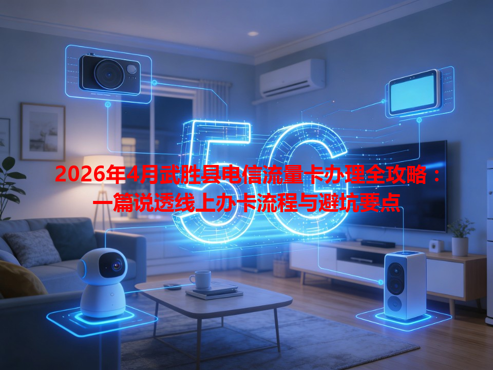 2026年4月武胜县电信流量卡办理全攻略：一篇说透线上办卡流程与避坑要点