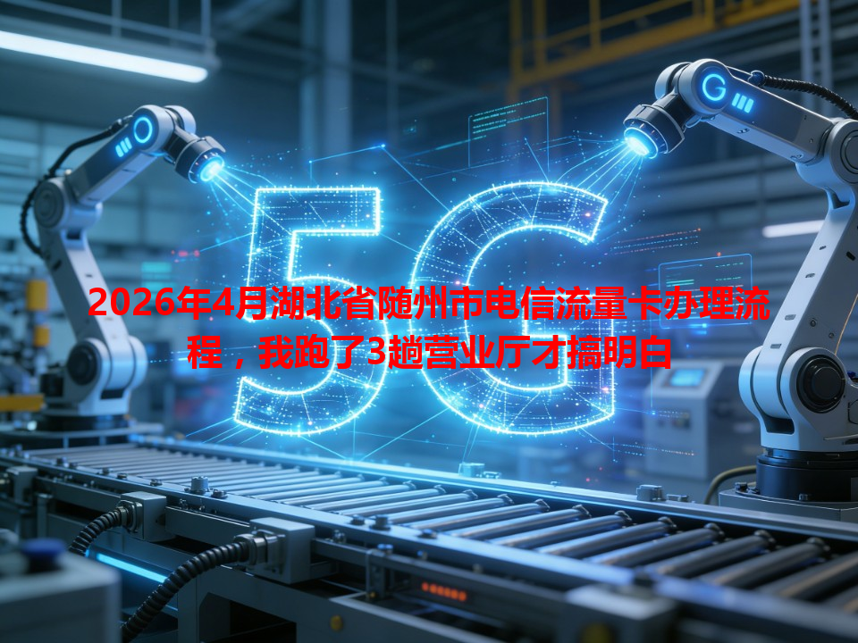 2026年4月湖北省随州市电信流量卡办理流程，我跑了3趟营业厅才搞明白