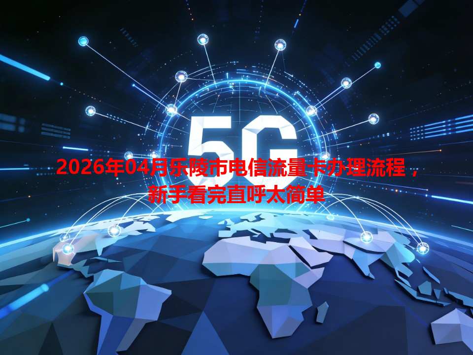 2026年04月乐陵市电信流量卡办理流程，新手看完直呼太简单