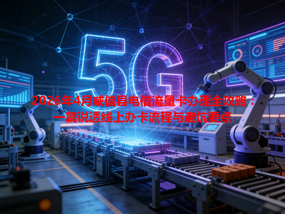 2026年4月威信县电信流量卡办理全攻略：一篇说透线上办卡流程与避坑要点