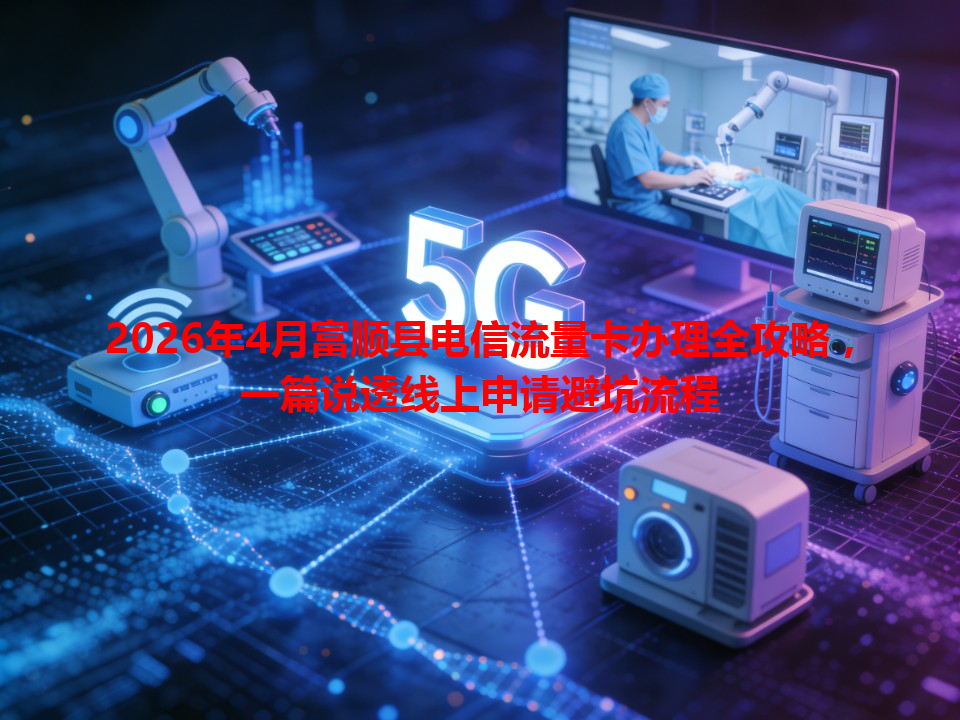 2026年4月富顺县电信流量卡办理全攻略，一篇说透线上申请避坑流程