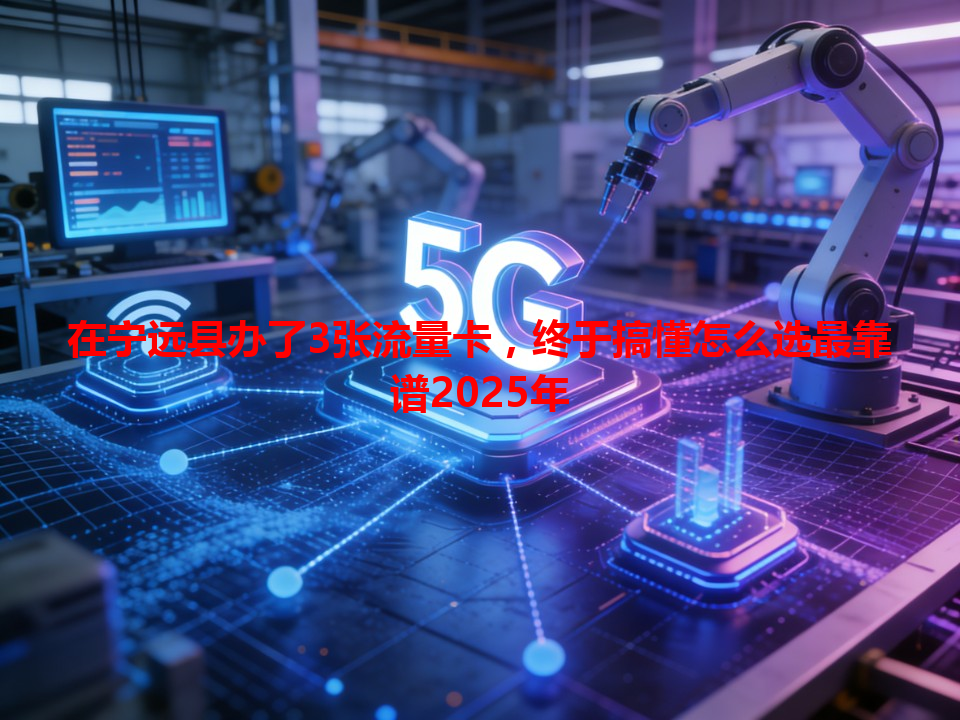 在宁远县办了3张流量卡，终于搞懂怎么选最靠谱2025年