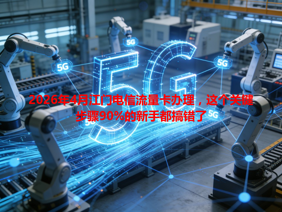 2026年4月江门电信流量卡办理，这个关键步骤90%的新手都搞错了